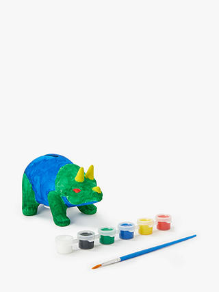 John Lewis & Partners Paint Your Own Dinosaur Money Box