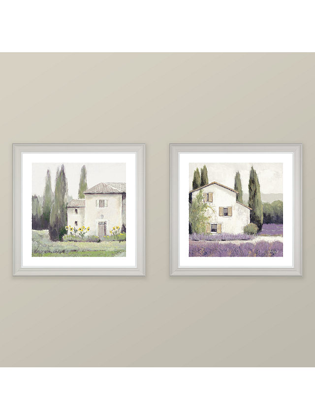 Adelene Fletcher - 'Lavender Cottage' Framed Print & Mount, 38 x 38cm