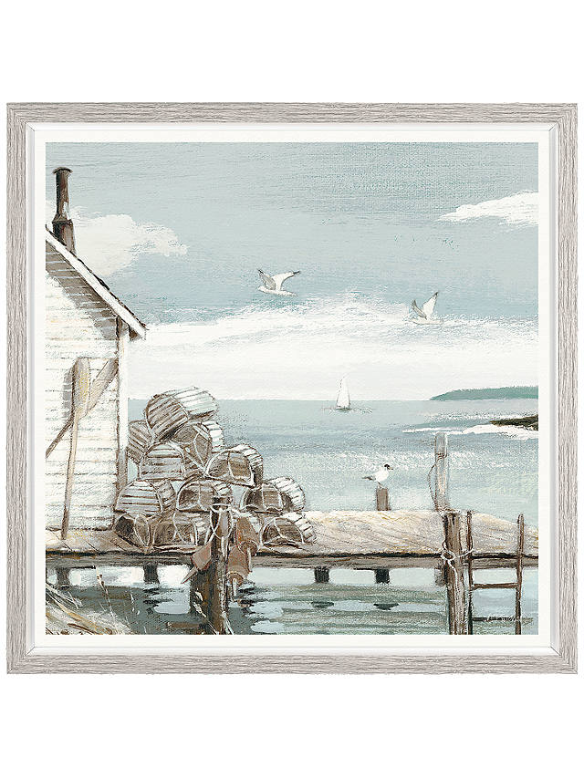 Adelene Fletcher - Fisherman's Catch Framed Print & Mount, 37 x 37cm