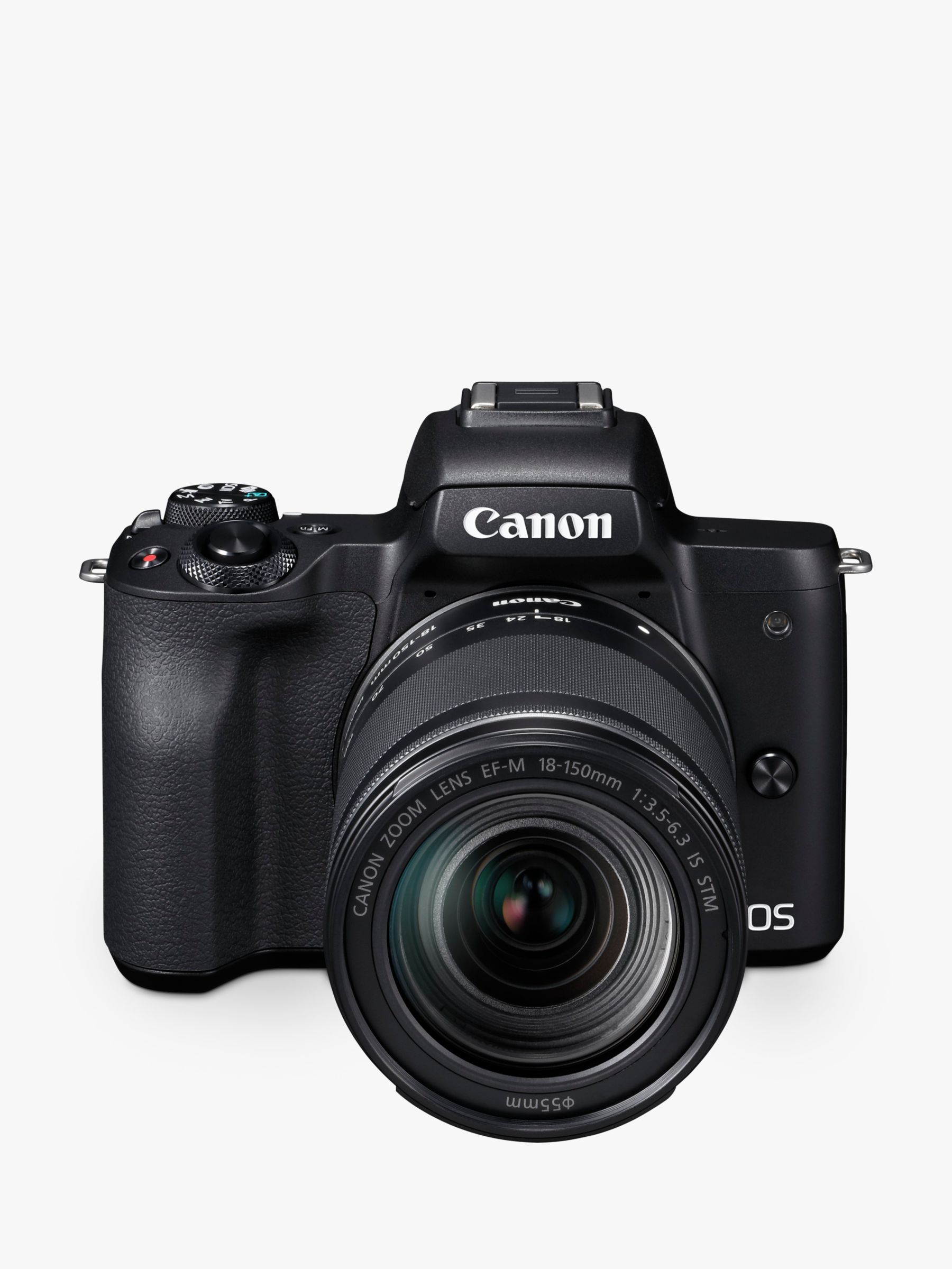 Canon EOS M50 Compact System Camera with EF-M 18-150mm f/3.5-6.3 IS STM lens, 4K Ultra HD, 24.1MP, Wi-Fi, Bluetooth, NFC, OLED EVF, 3 Vari-Angle Touch Screen