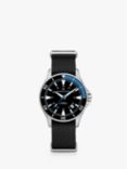 Hamilton H82315931 Men's Khaki Automatic Date Fabric Strap Watch, Black