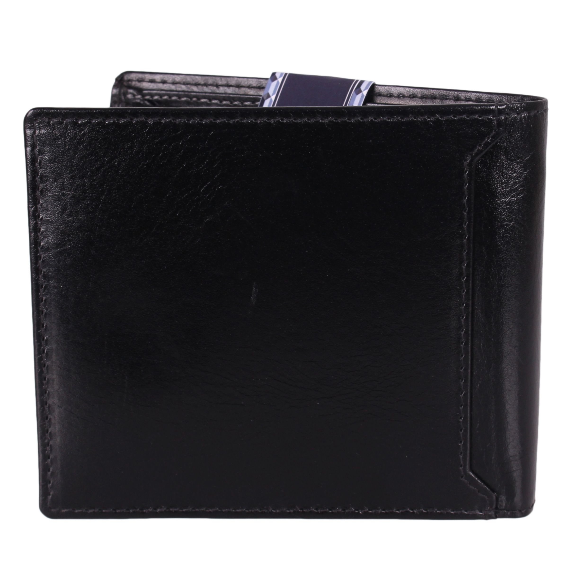 John Lewis & Partners RFID Blocking Leather Bifold Card Wallet, Black ...