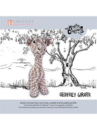 Knitty Critters Geoffrey Giraffe Crochet Kit