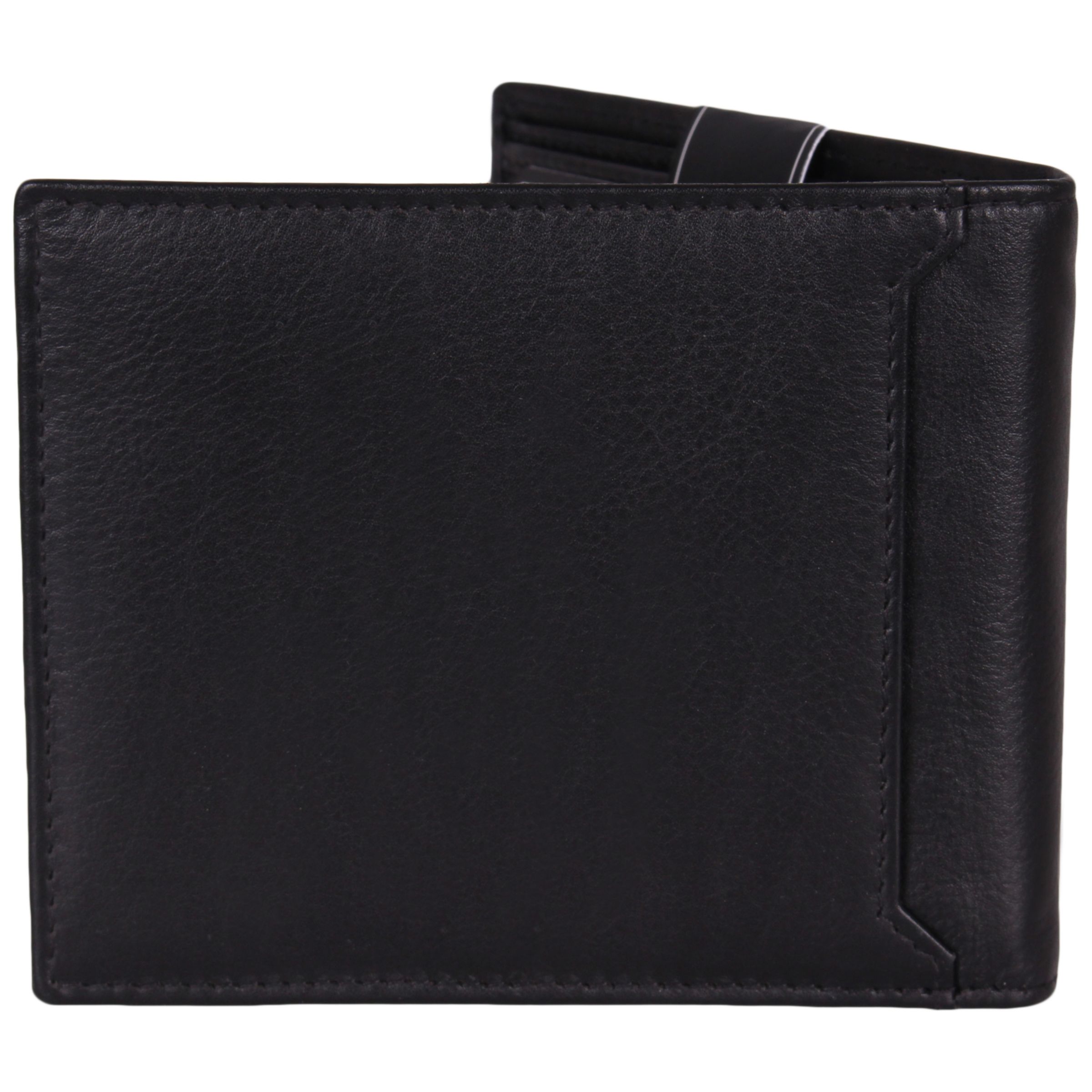John Lewis & Partners Nappa Leather Bifold Wallet. Black