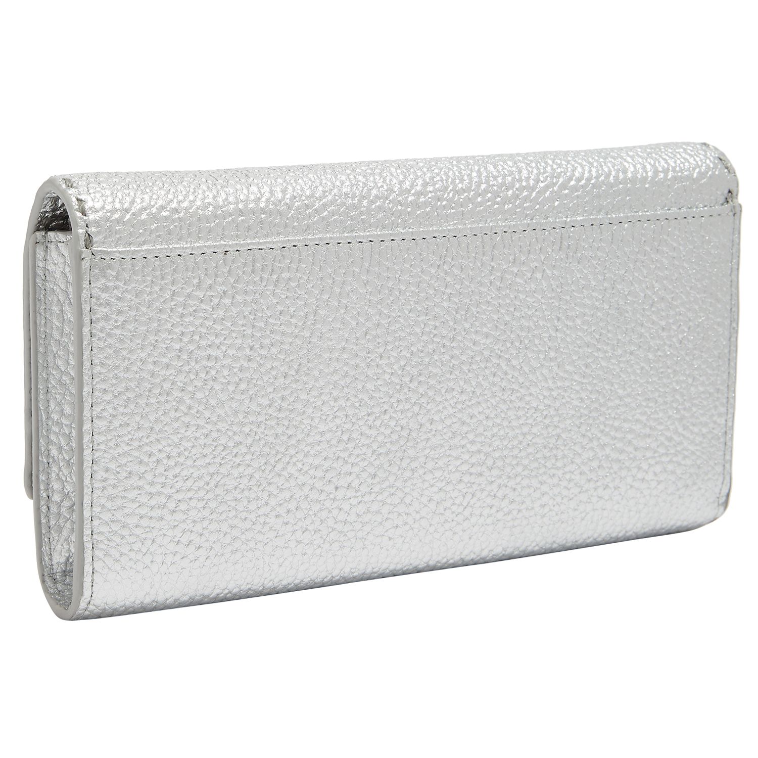 ted baker silver clutch bag