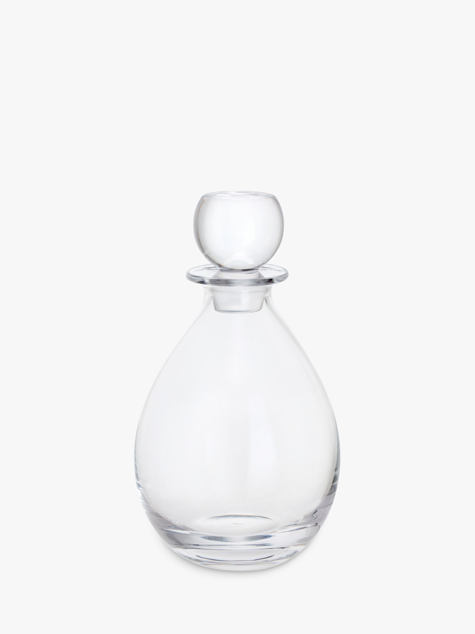 Dartington Crystal Whisky Low Decanter, Clear, 1L