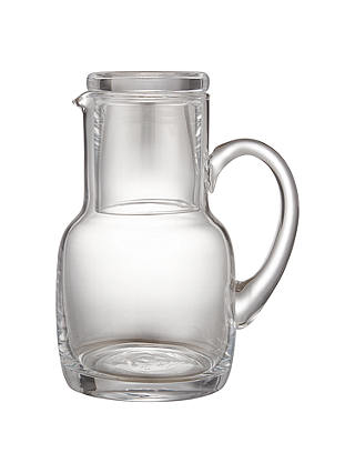 John Lewis & Partners Serve Glass 800ml Carafe and Tumbler, Clear