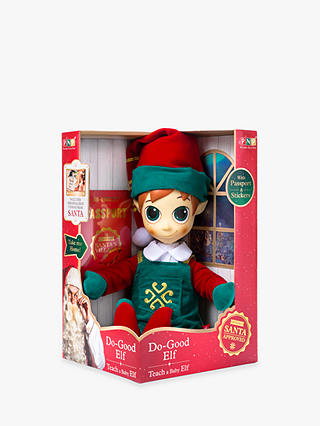 Portable North Pole Boy Elf Christmas Soft Toy