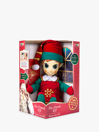 Portable North Pole Girl Elf Christmas Soft Toy