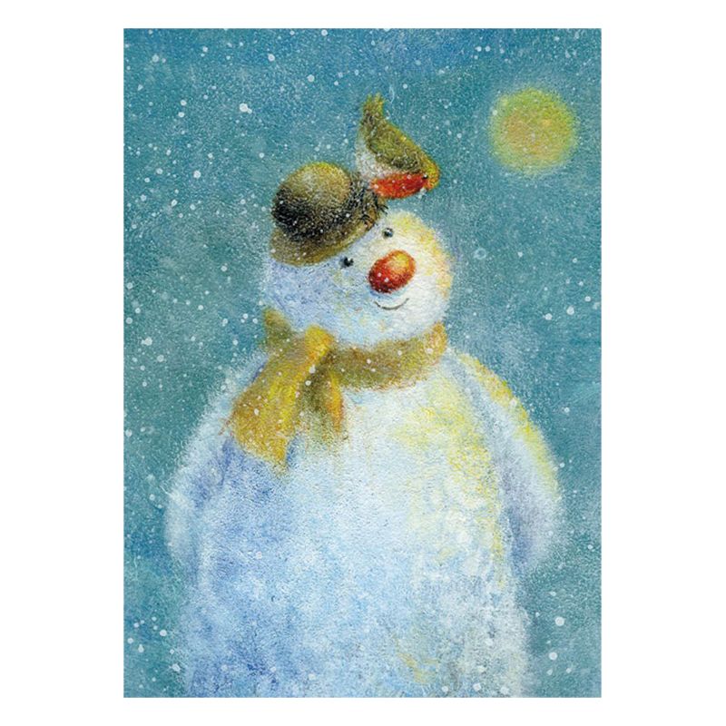 Museums & Galleries Snowman Christmas Card, Pack of 8