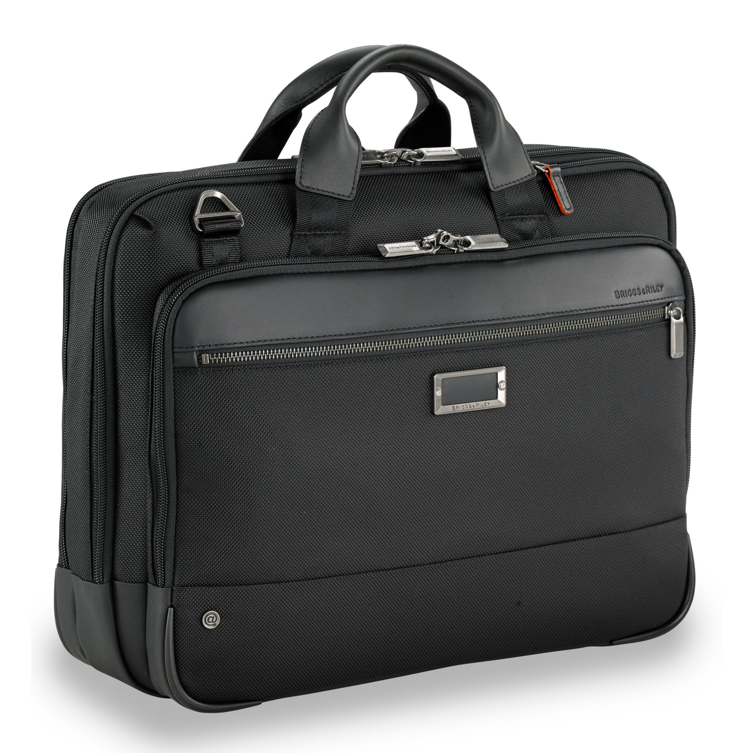 hartmann aviator expandable leather briefcase