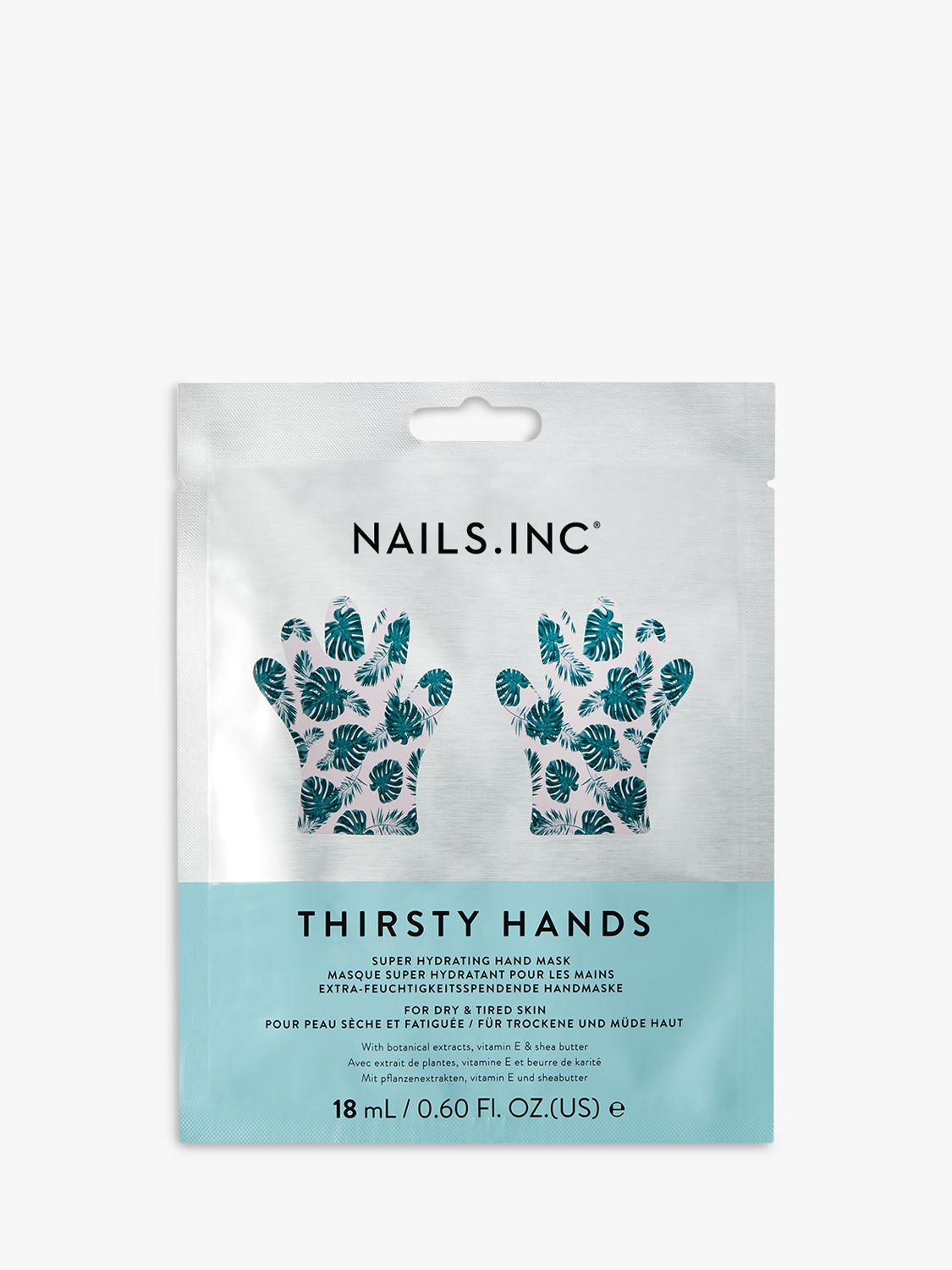 Nails Inc Thirsty Hands Super Hydrating Hand Mask, 18ml 1