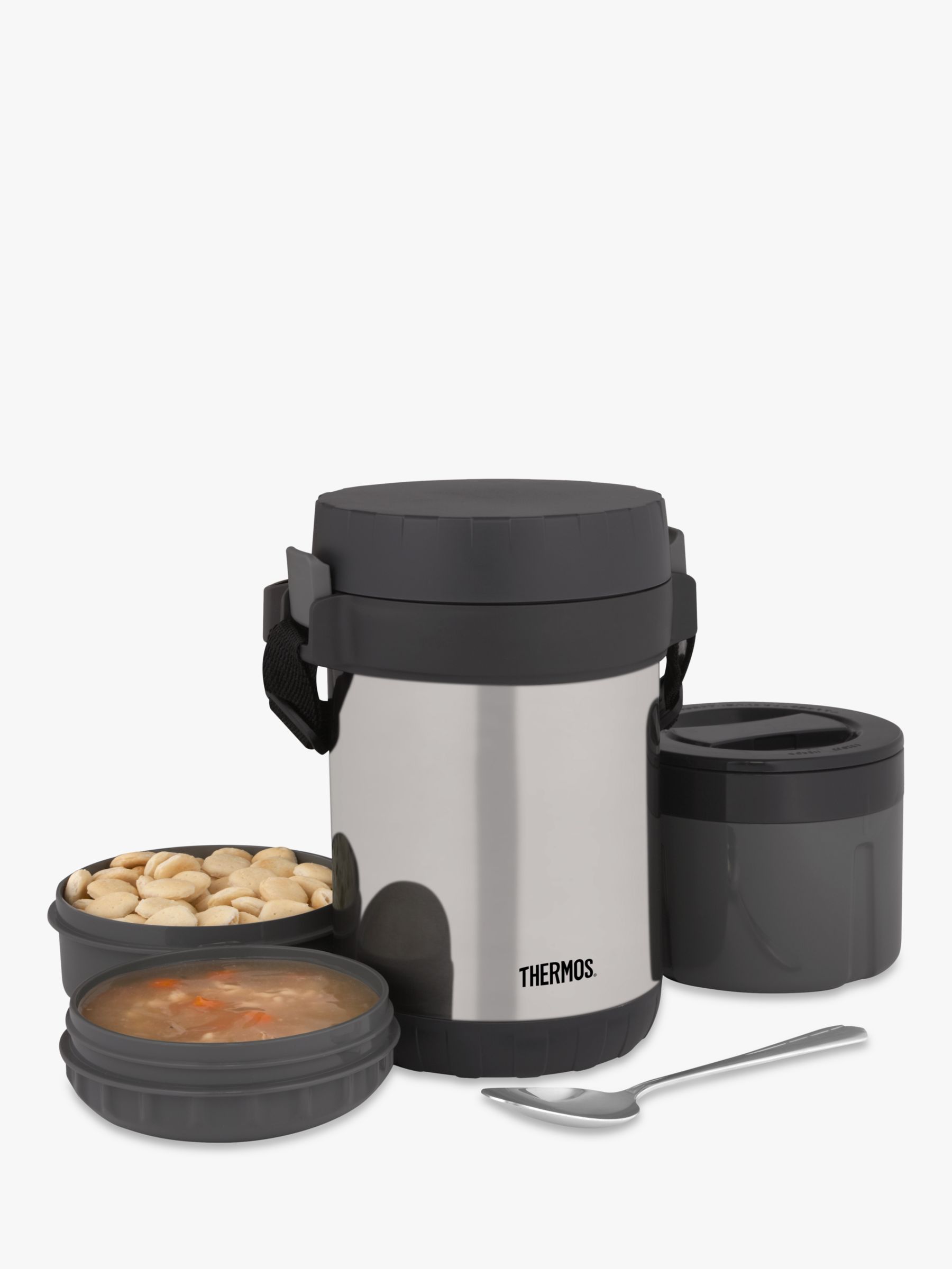 Thermos Bento Food Flask, Stainless Steel, 1.8L at John Lewis & Partners