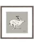 Gracie Tapner - Running Hare Framed Print & Mount, 23.5 x 23.5cm