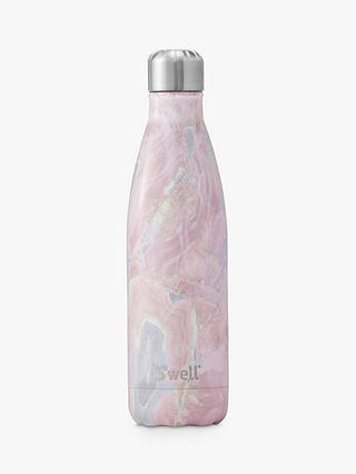 S'well Geode Rose Vacuum Insulated Drinks Bottle, Pink/Multi, 500ml