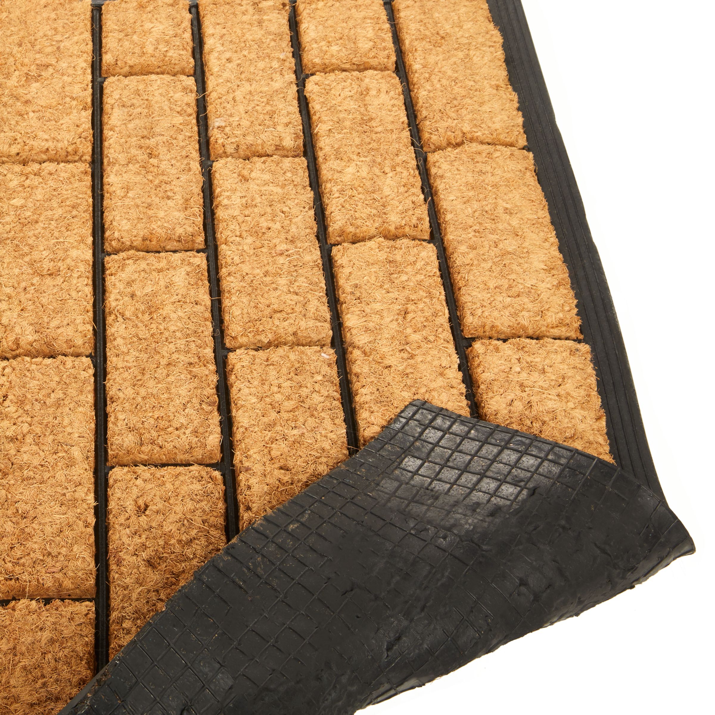 John Lewis Brick Coir And Rubber Door Mat At John Lewis Partners