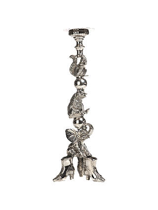 Pols Potten Animal Candle Stand, Silver