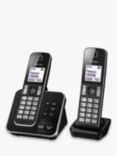 Panasonic KX-TGD622EB Digital Cordless Telephone with Dedicated Nuisance Call Block Button and Answering Machine, Twin DECT