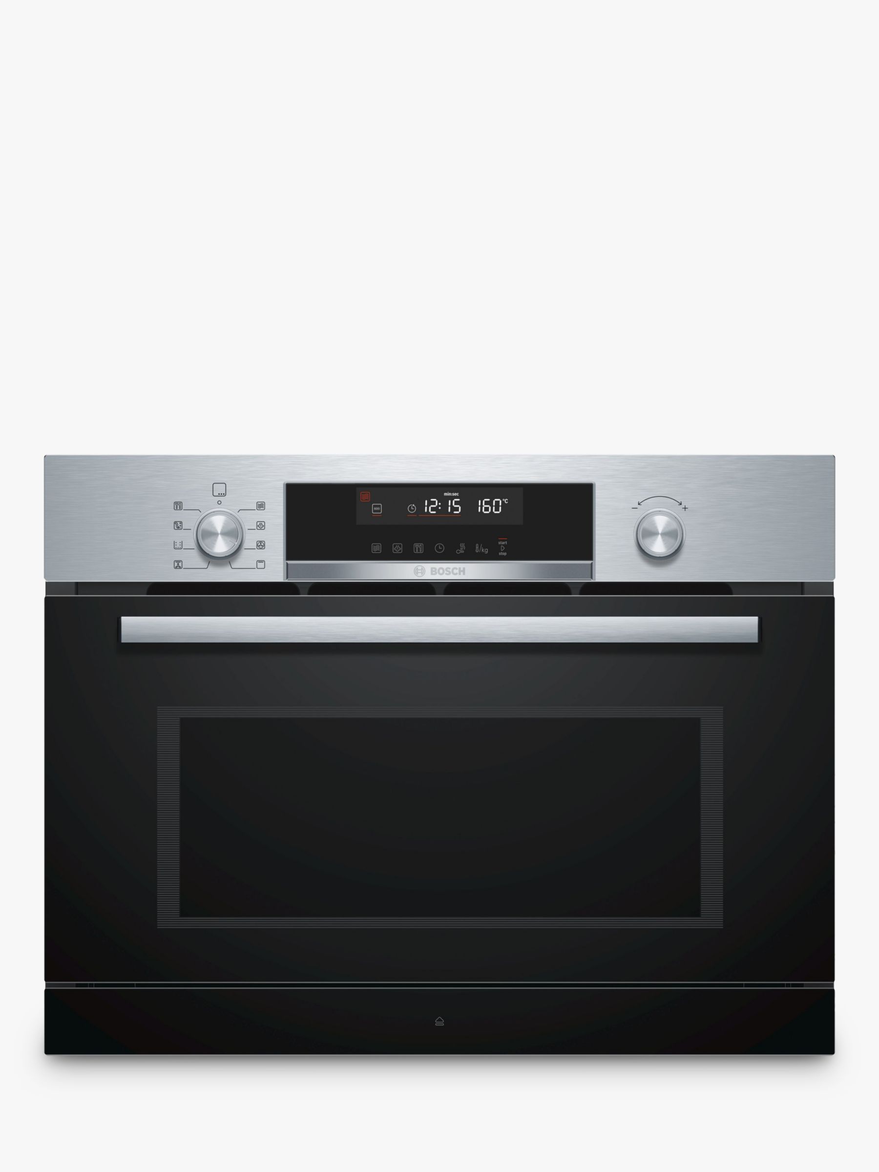 Bosch CPA565GS0B Built-In Microwave with Hotair Grill, Stainless Steel