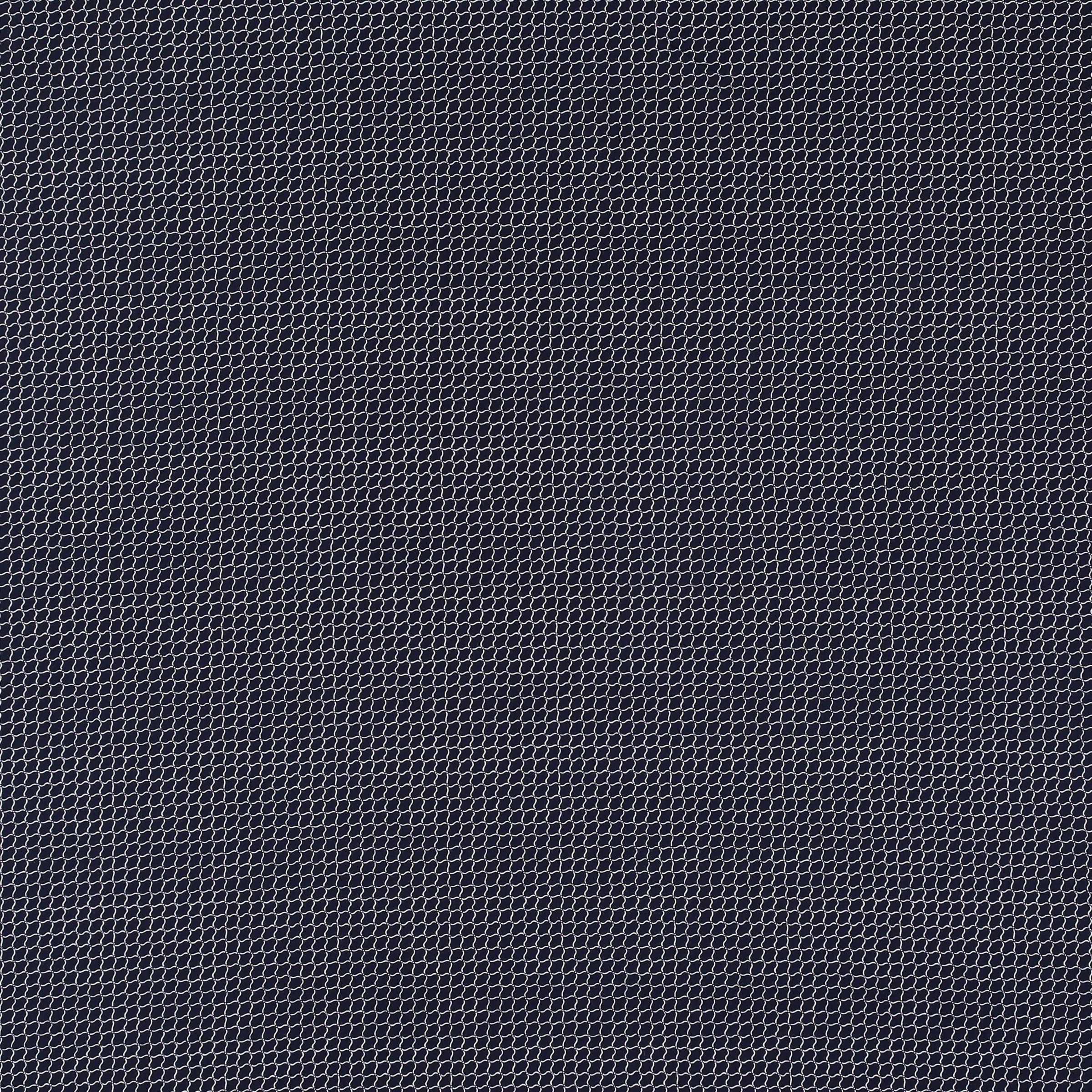 Sevenberry Swirl Spot Print Fabric, Navy