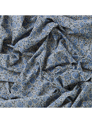 Spendlove Floral Clusters Print Fabric, Light Blue