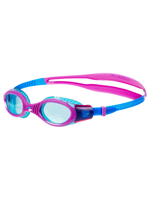 Speedo Junior Futura Biofuse Flexiseal Swimming Goggles, Blue Mid