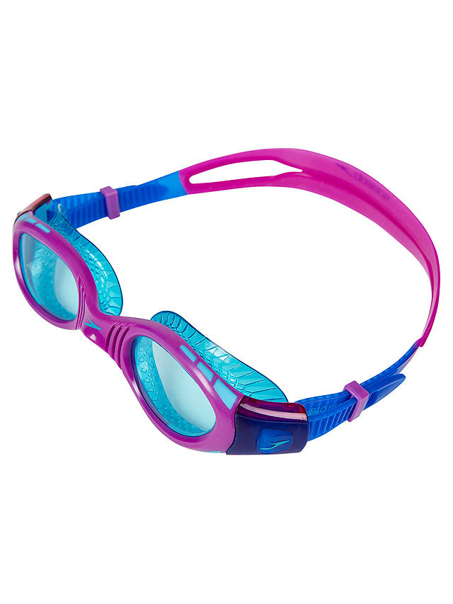 Speedo Junior Futura Biofuse Flexiseal Swimming Goggles, Blue Mid