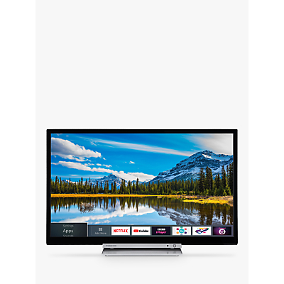Toshiba 32D3863DB LED HD Ready 720p Smart TV/DVD Combi, 32 with Freeview HD & Freeview Play, Black