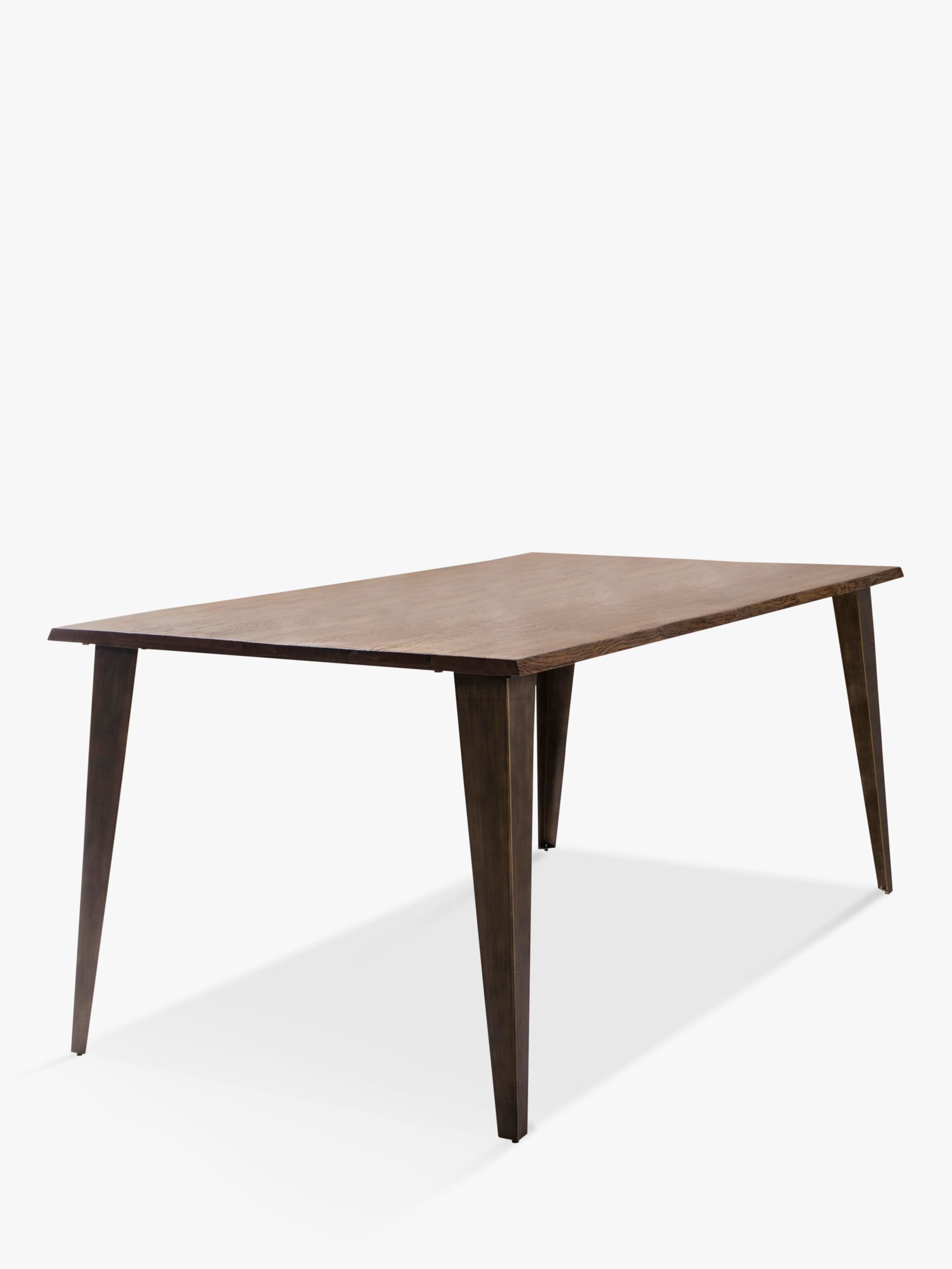 Hudson Living Foundry 6 Seater Dining Table, Smoked Oak at John Lewis ...