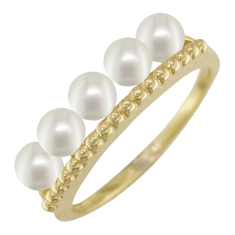 Buy London Road 9ct Gold Pearl Bar Cocktail Ring, Gold Online at johnlewis.com