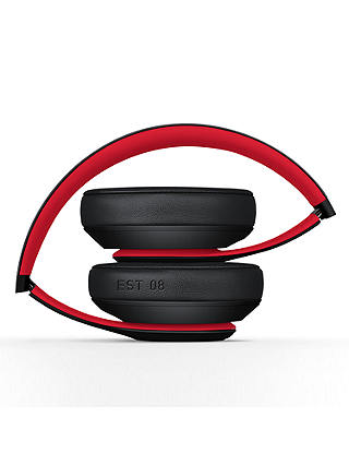 Beats Studio³  Wireless Bluetooth Over-Ear Headphones with Pure Adaptive Noise Cancelling & Mic/Remote, Defiant Black/Red
