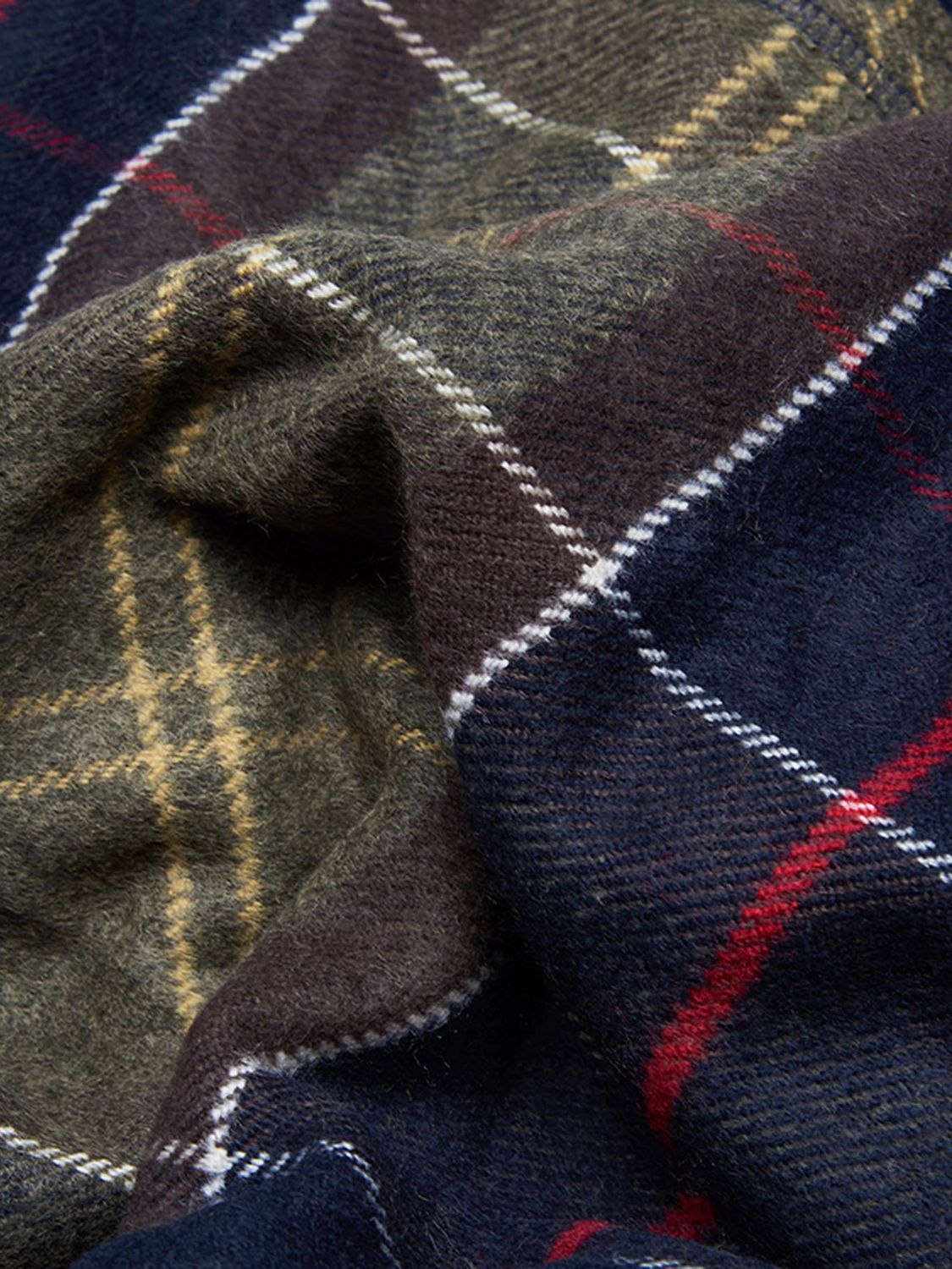 Barbour Staffin Classic Tartan Shawl, Multi at John Lewis & Partners