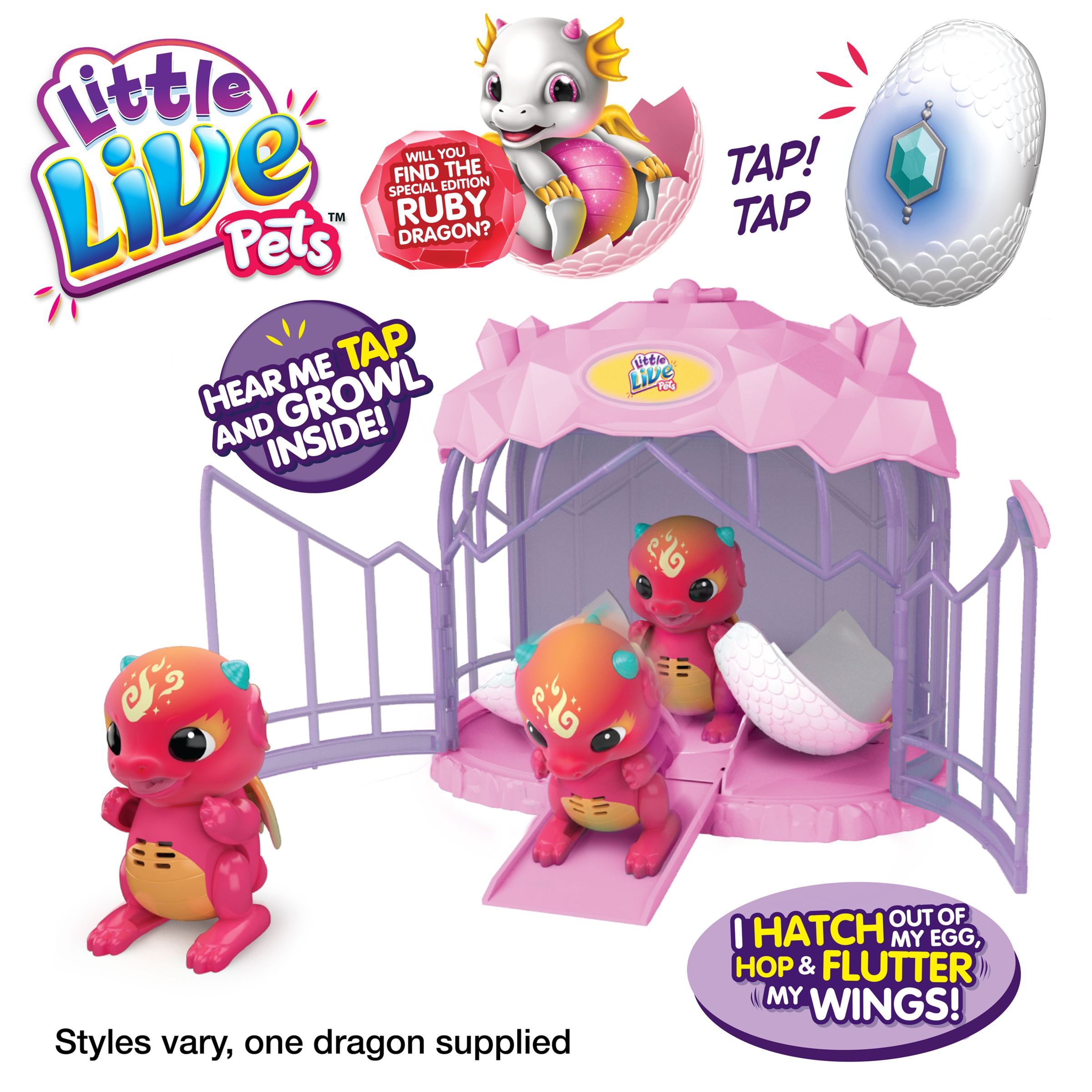 Little Live Pets Surprise Dragon Crystal Cage at John ...