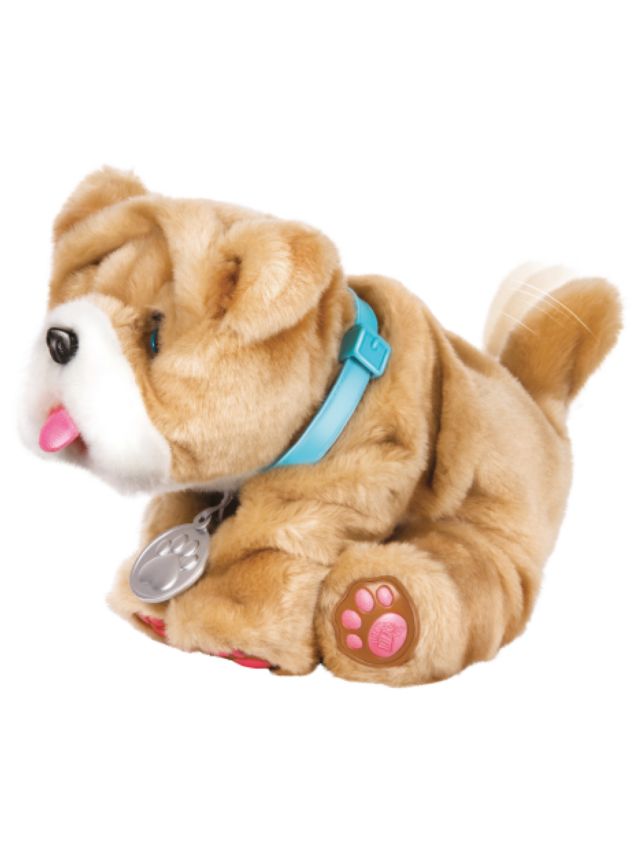 Little live pets my kissing 2024 puppy rollie