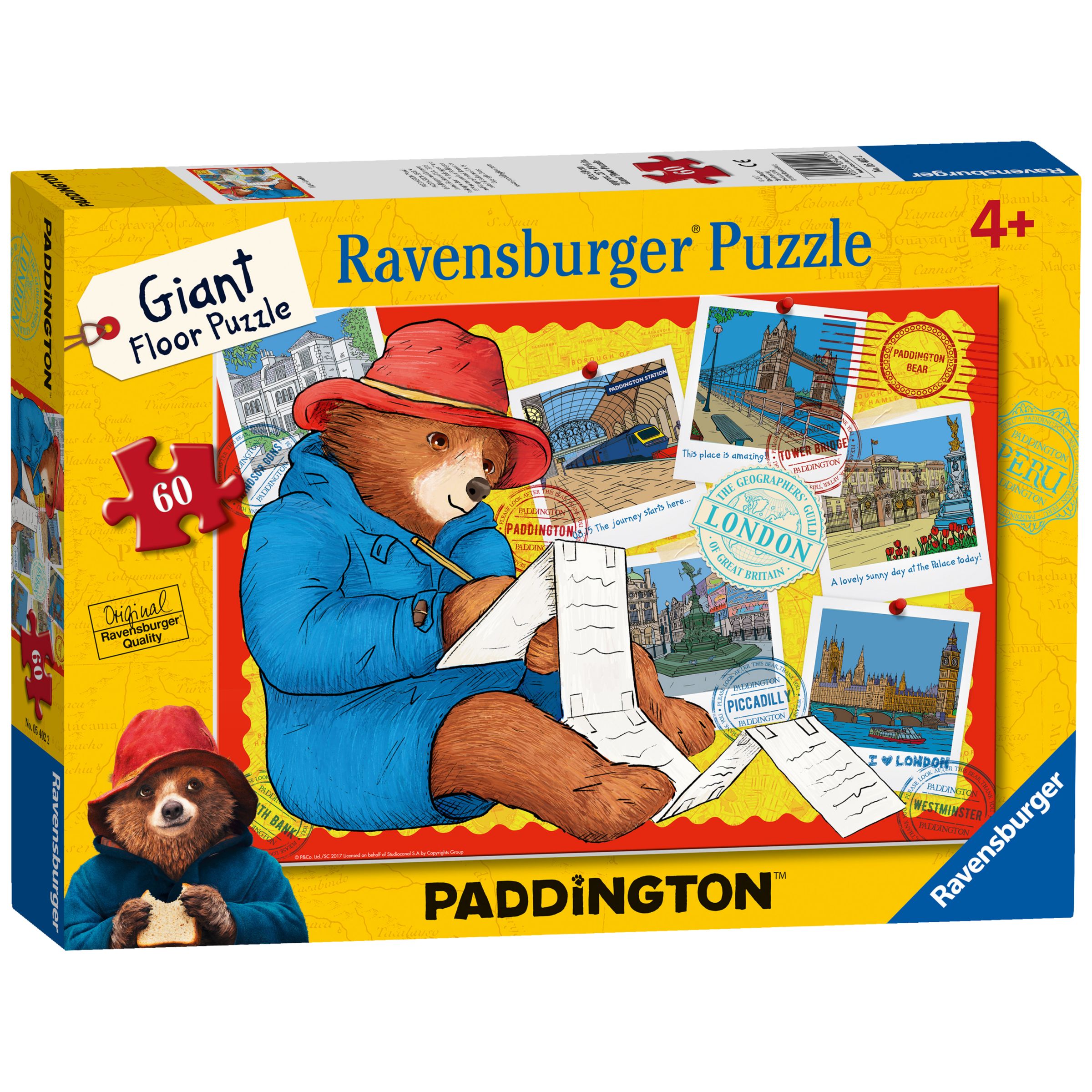05402 Ravensburger Paddington Bear Giant Floor Puzzle 60pcs Children Age 4+