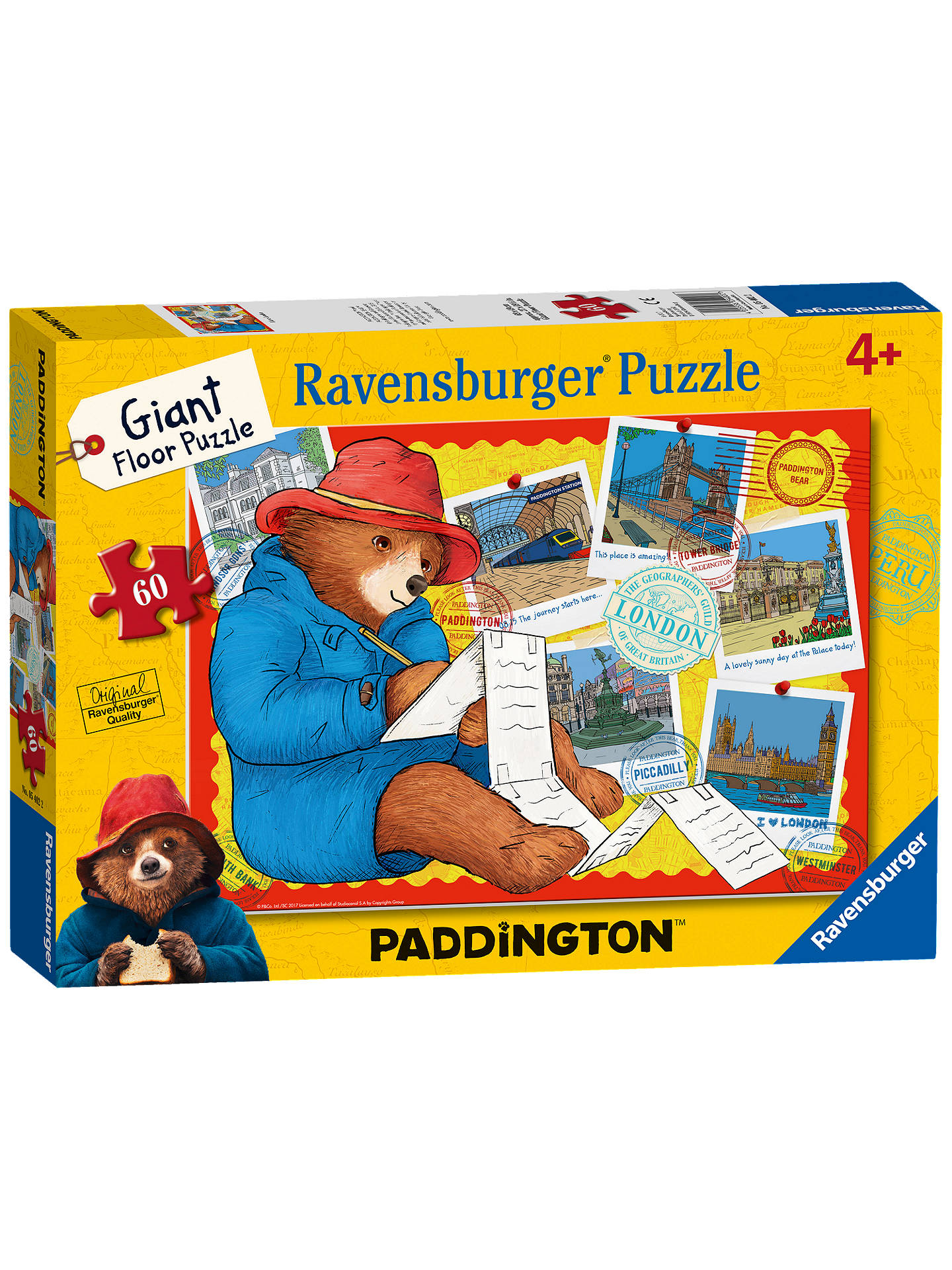 Ravensburger Paddington Bear Giant Floor Jigsaw Puzzle 60 Pieces