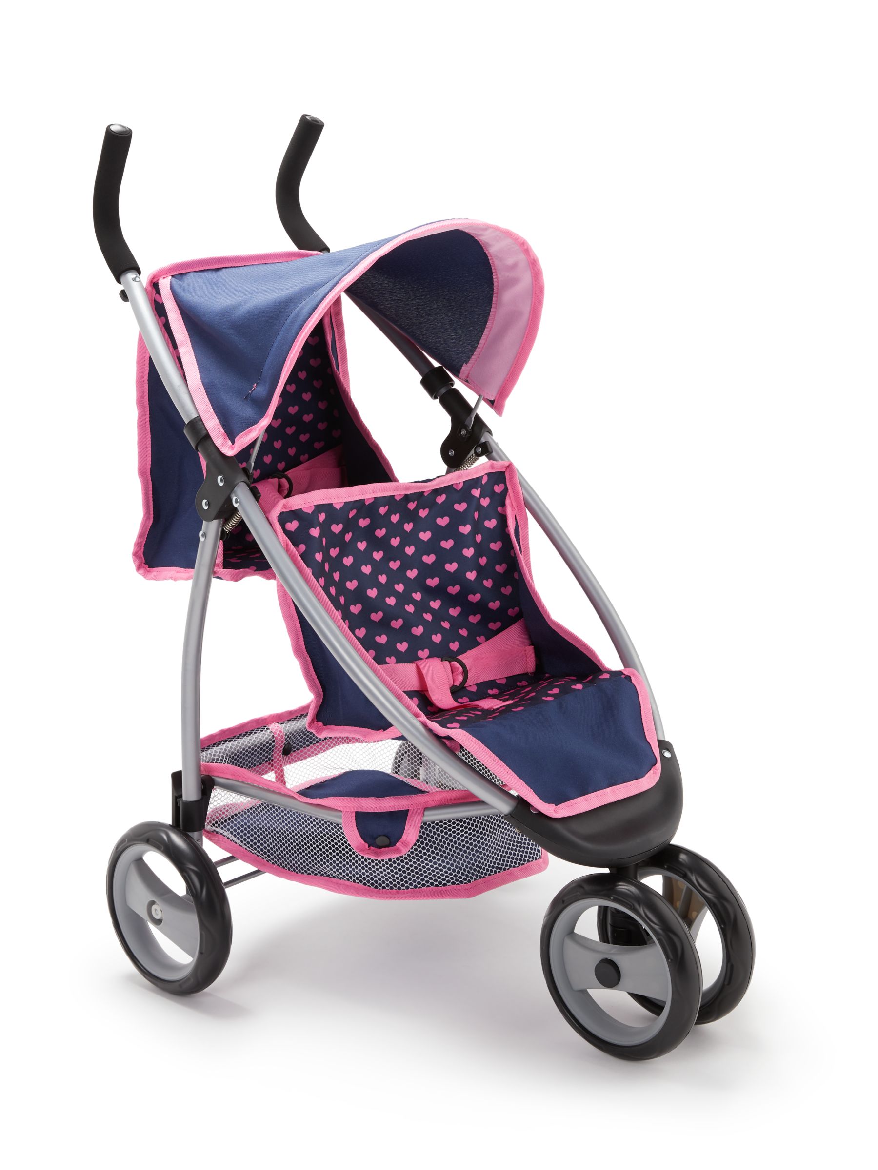 toy double pushchair