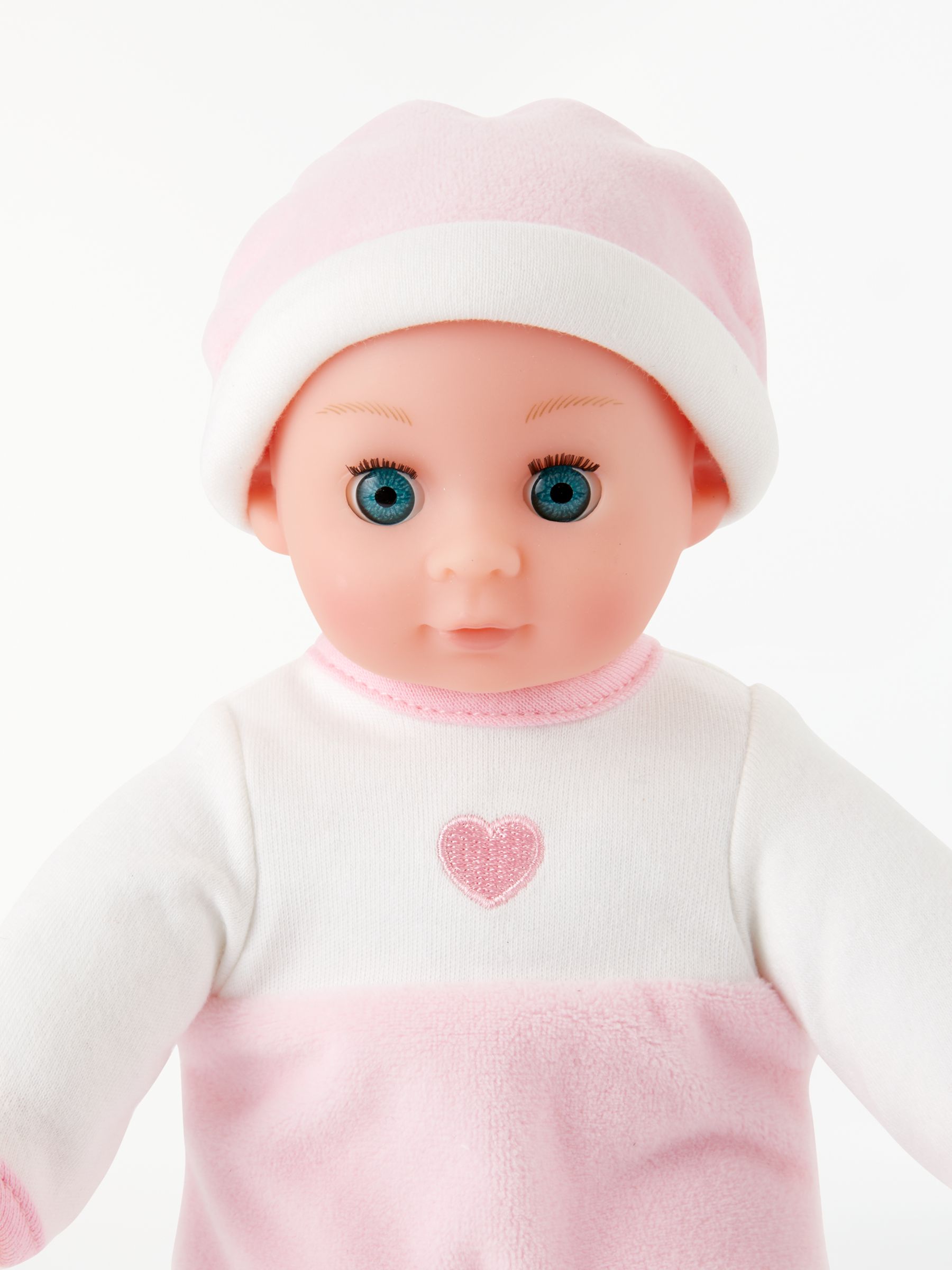 Mädchen Baby Puppe my first doll John Lewis Dunkelhäutig mit Schlafanzug OVP*NEU 