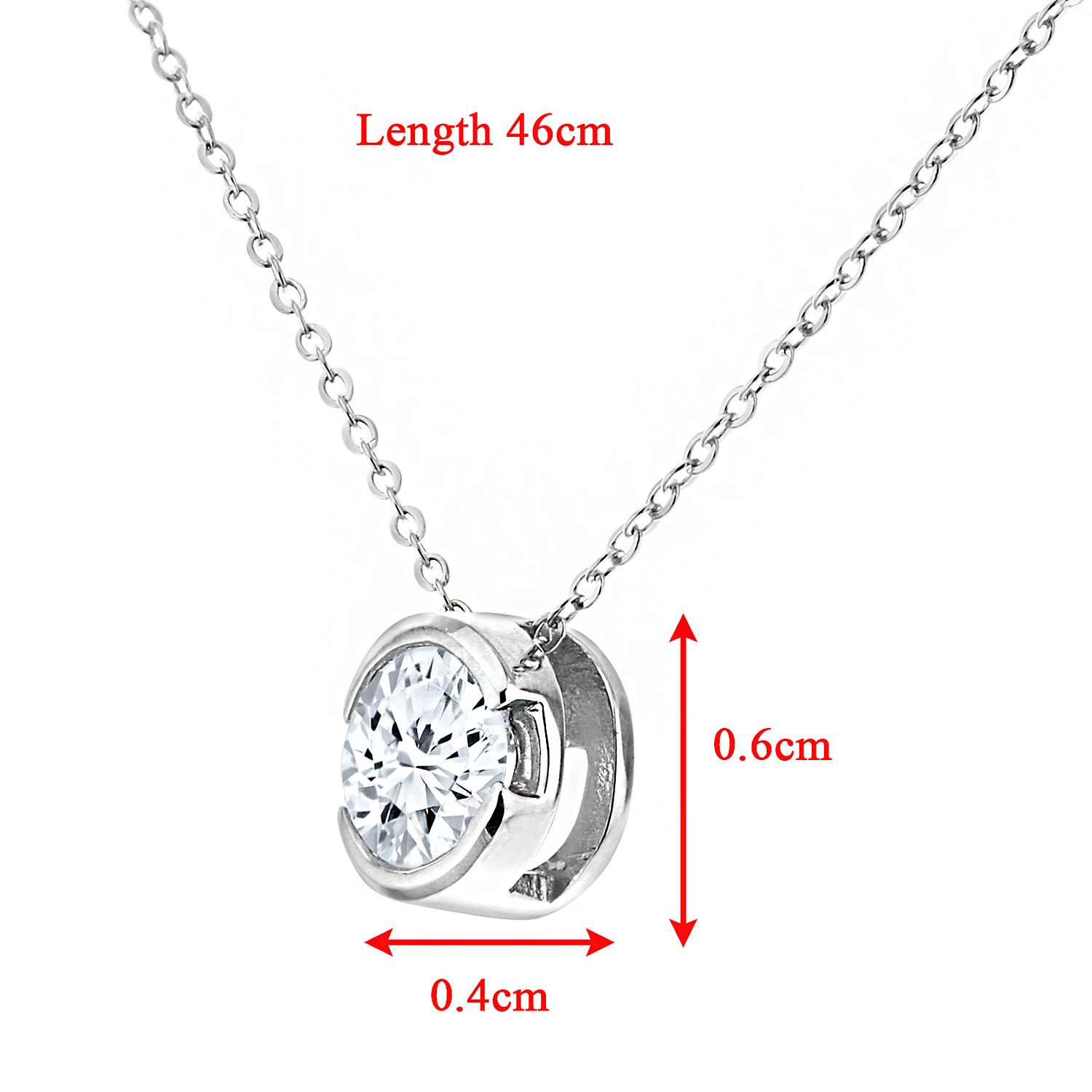 Buy Mogul 9ct White Gold Diamond Round Pendant Necklace, 0.50ct Online at johnlewis.com