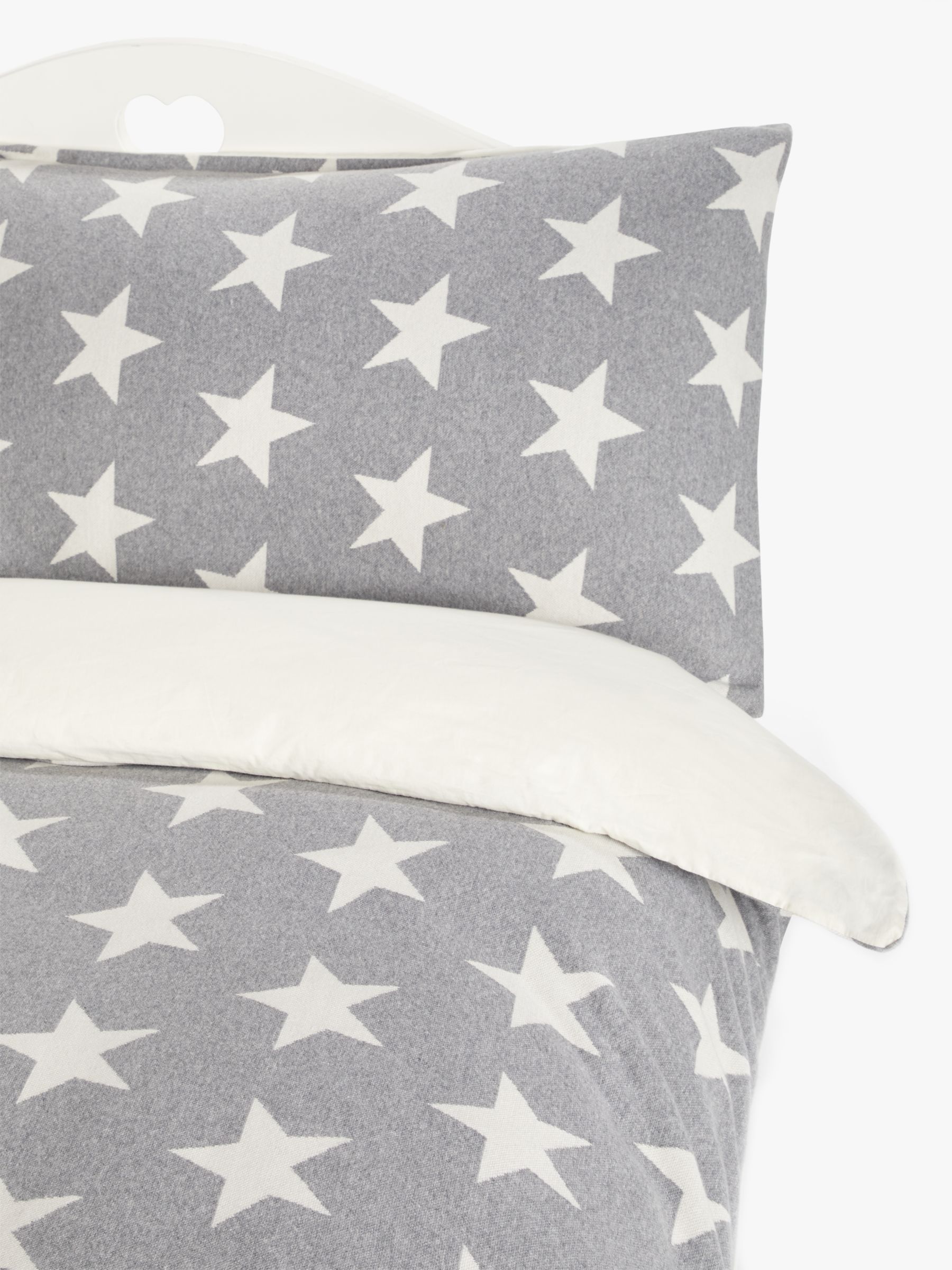 Little Home At John Lewis Star Knitted Duvet Cover And Pillowcase