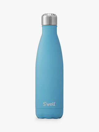 S'well Flourite Vacuum Insulated Drinks Bottle, Blue, 500ml