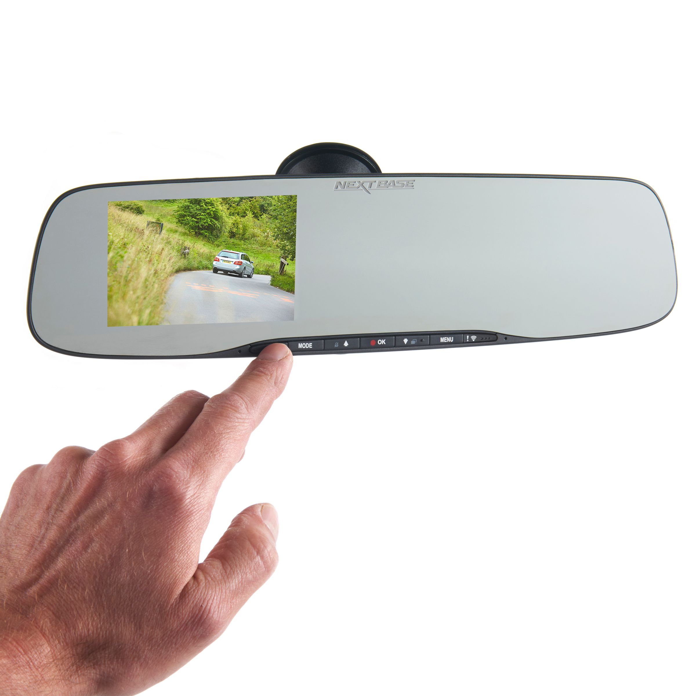 Nextbase Mirror Dash-Cam Rückspiegel GPS WLAN Full-HD 1080p G-Sensor Auto-Kamera 