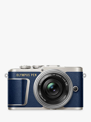 Olympus PEN E-PL9 Compact System Camera with 14-42mm EZ Lens, 4K Ultra HD, 16.1MP, Wi-Fi, Bluetooth, 3" Tiltable LCD Touch Screen