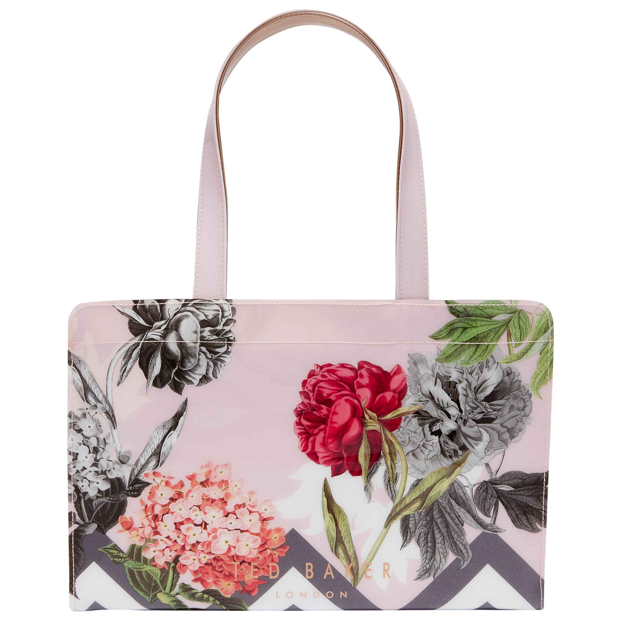 Ted Baker Mable Icon Bag And Flip Flop Set Dusky Pink At John Lewis Partners