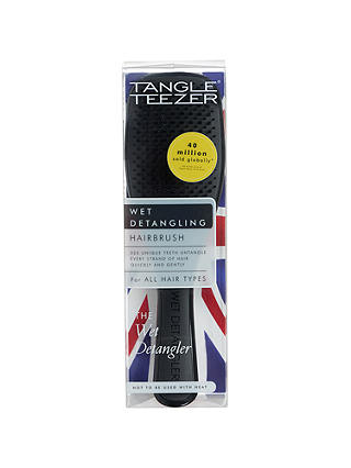 Tangle Teezer Wet Detangler Hair Brush, Liquorice Black 5