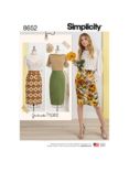 Simplicity Gertrude Made Women's Vintage Pencil Skirt Sewing Pattern, 8652