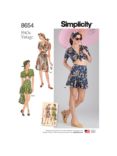 Simplicity 1940's Vintage Women's Top and Skirt Sewing Pattern, 8654