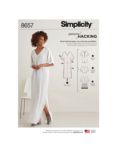 Simplicity Women's Caftan, Kimono and Top Sewing Pattern, SS8657A, XXS-XXL