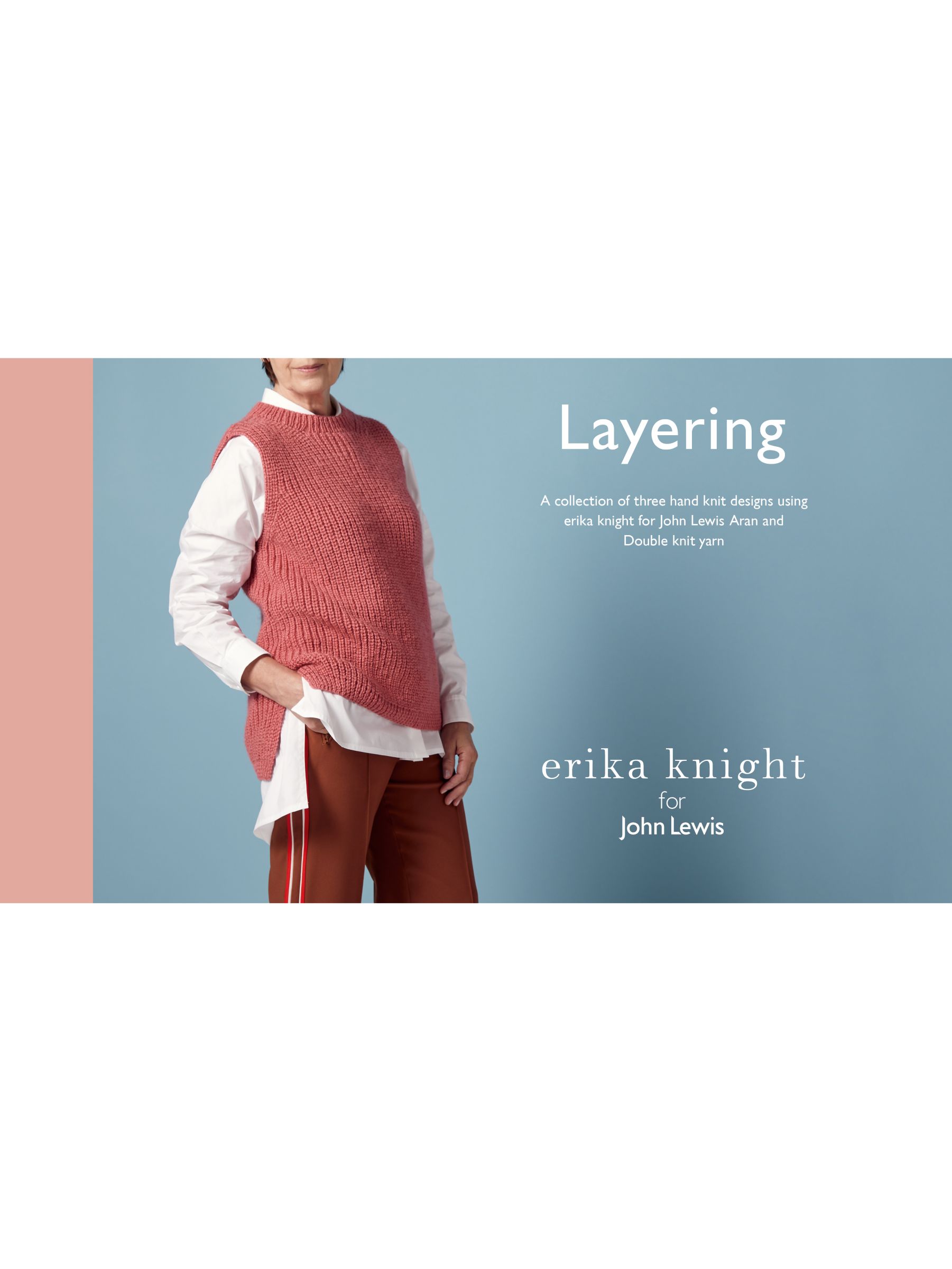 Erika Knight for John Lewis Layering Knitting Pattern Book review