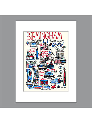 Julia Gash - Birmingham Unframed Print with Mount, 40 x 30cm